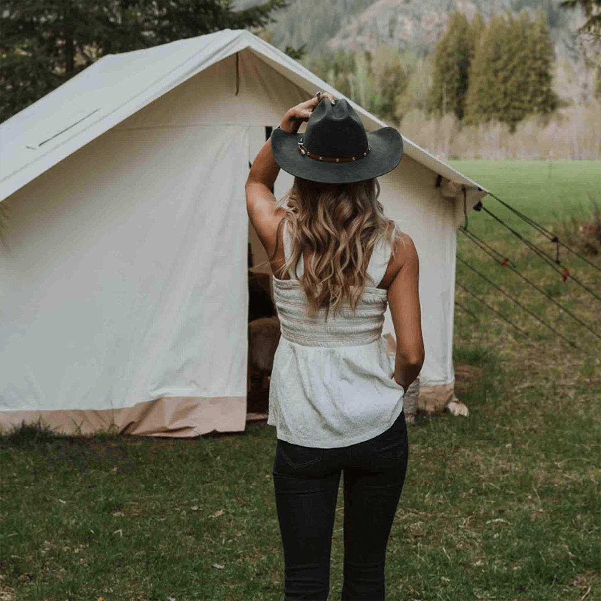 White Duck 10'x12' Alpha Wall Tent
