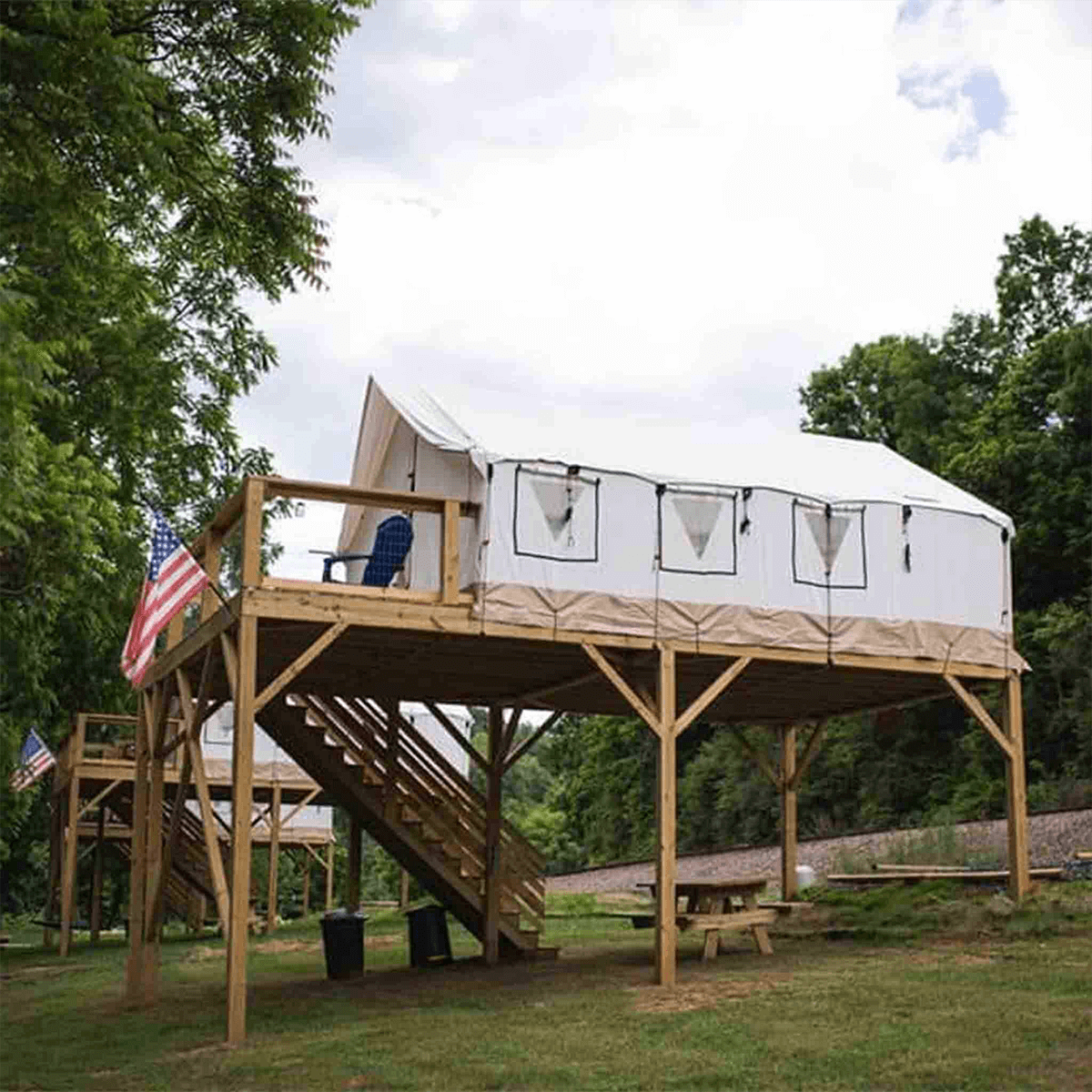 White Duck 16'x24' Alpha Wall Tent