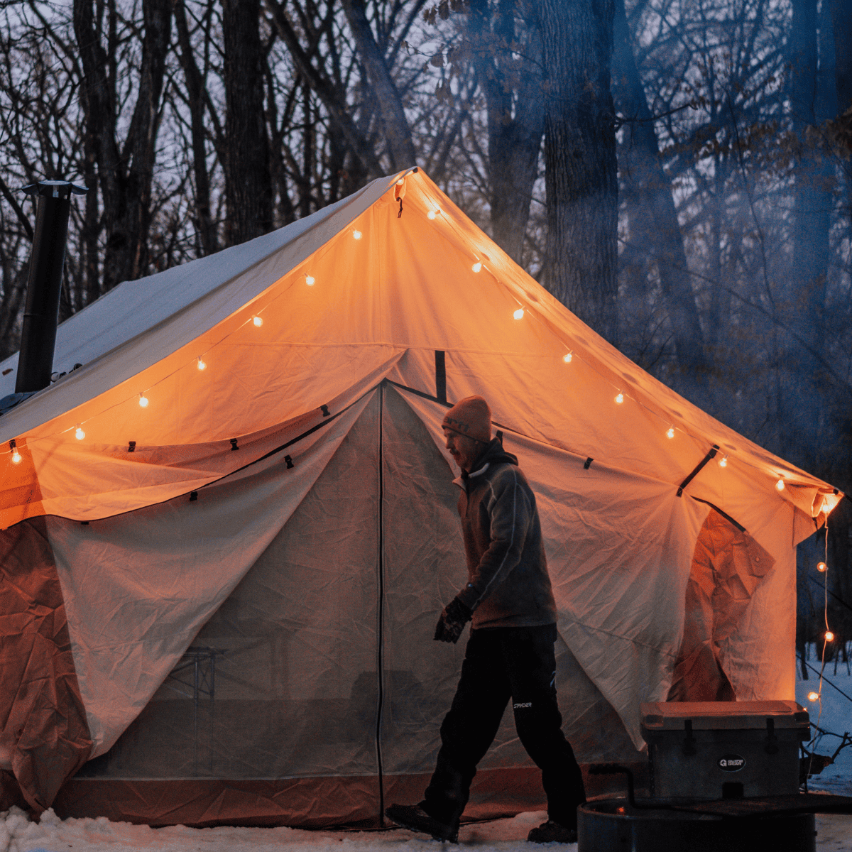 White Duck 16'x24' Alpha Wall Tent