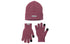 Columbia CSC Beanie and Glove Set — Antique Mauve / S/M