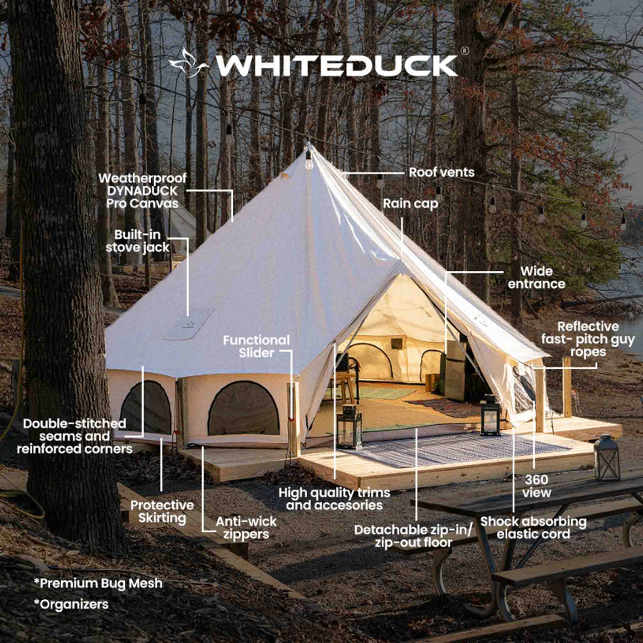 White Duck 13' Avalon Bell Tent