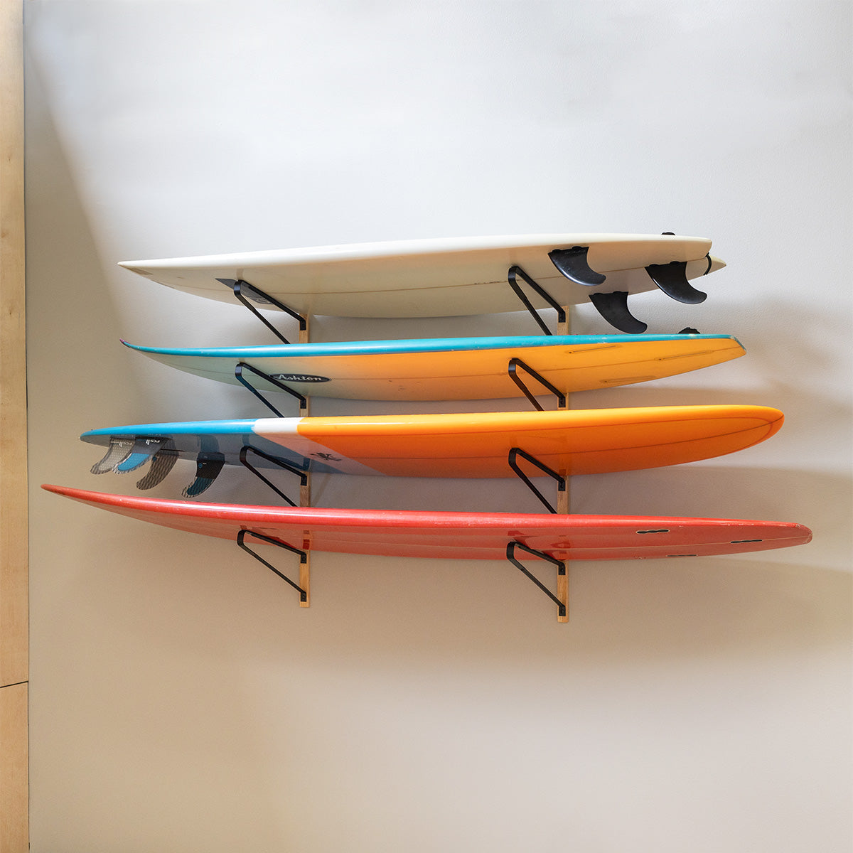 Avon Surfboard Wall Mounted Rack | 4 Levels - product view 1