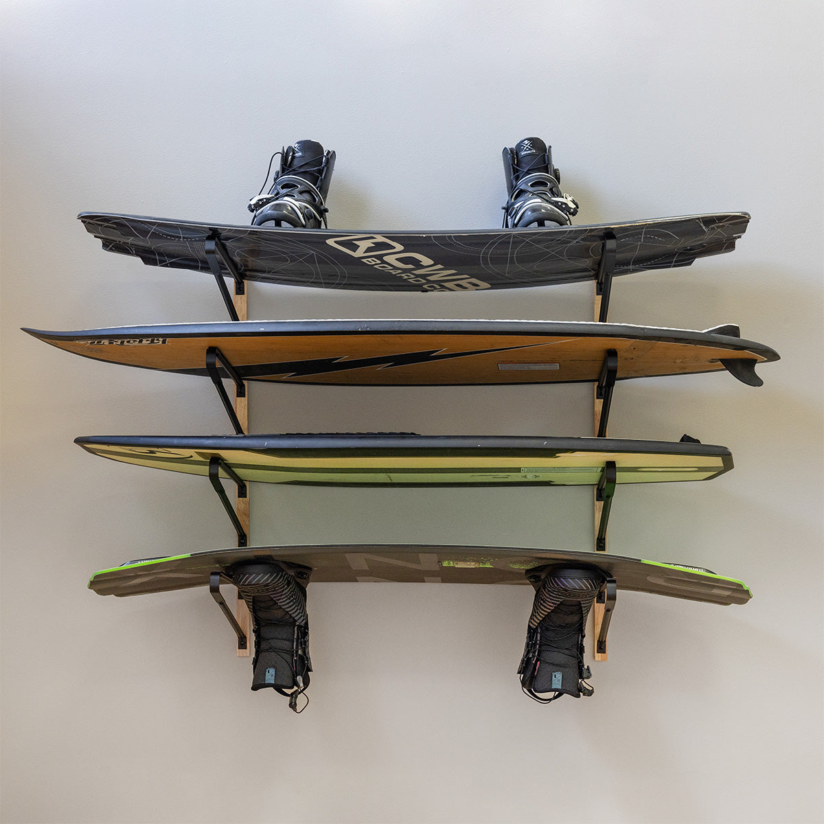 Avon Surfboard Wall Mounted Rack | 4 Levels - product view 5