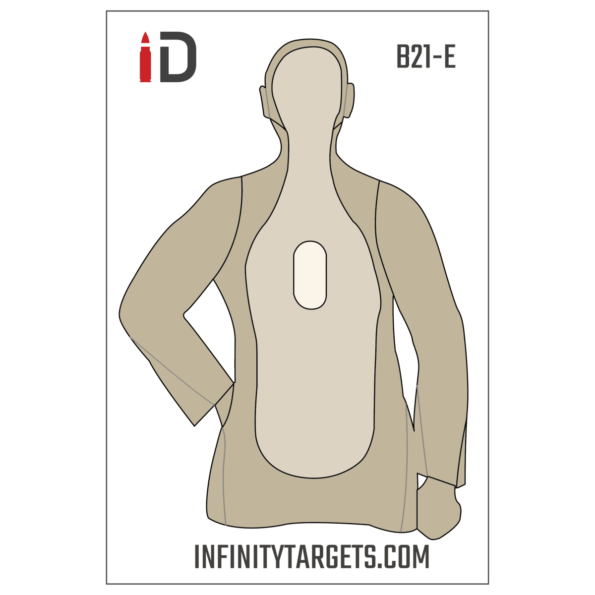 Infinity Targets B21-E Paper Qualification Target (36"x24")