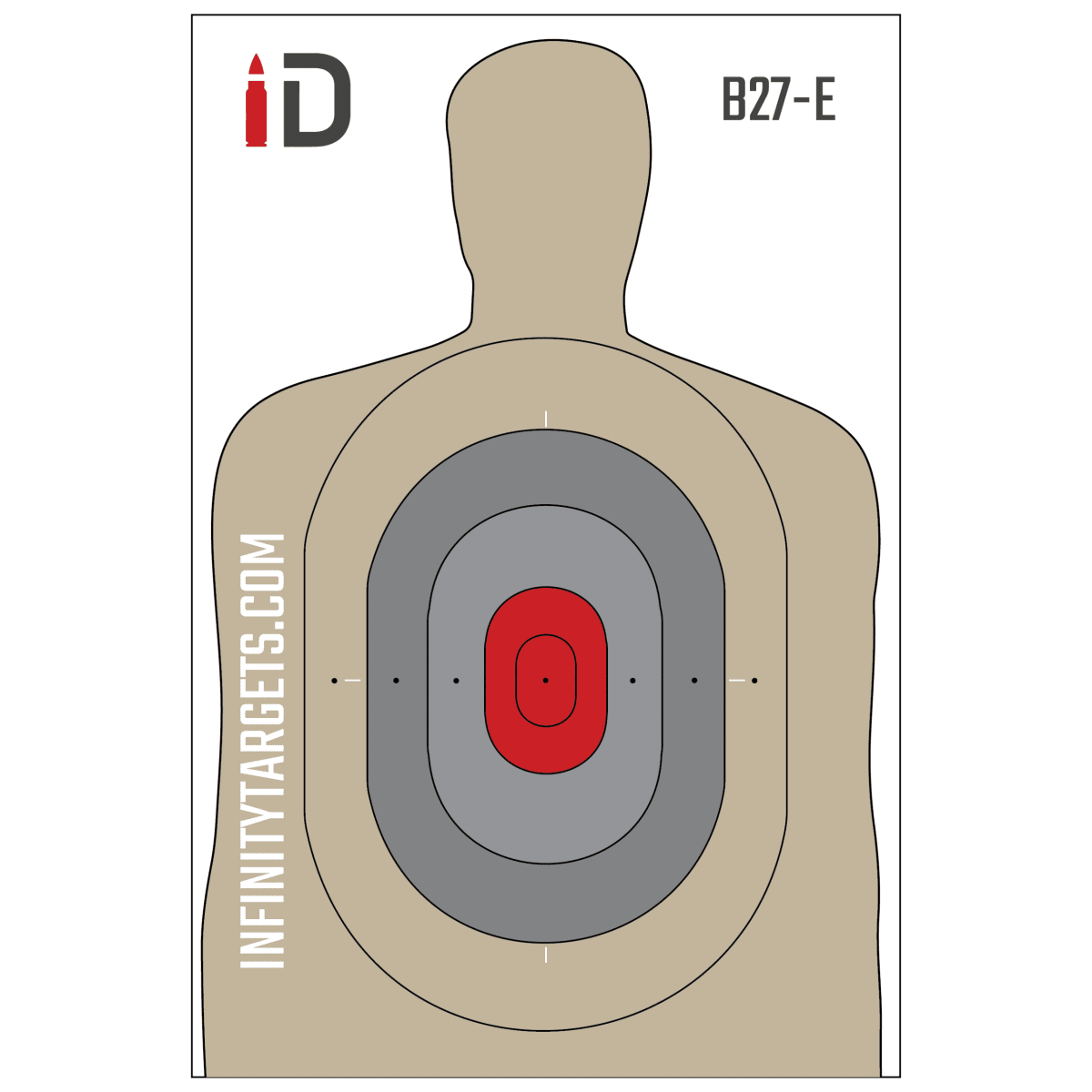 Infinity Targets B27 Paper Qualification Target (36"x24")
