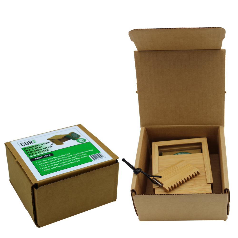 COR Surf Bamboo Wax Comb and Box Set — view 6