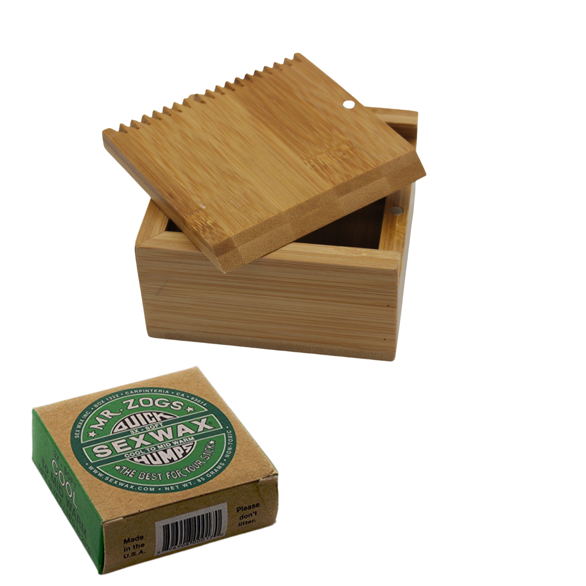 COR Surf Bamboo Wax Comb and Box Set — view 8