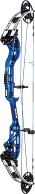 Bear Archery Paramount Pro target compound bow manufacturer blue and white finish