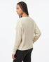 Tentree Women's Highline Deep V Sweater - Oatmeal
