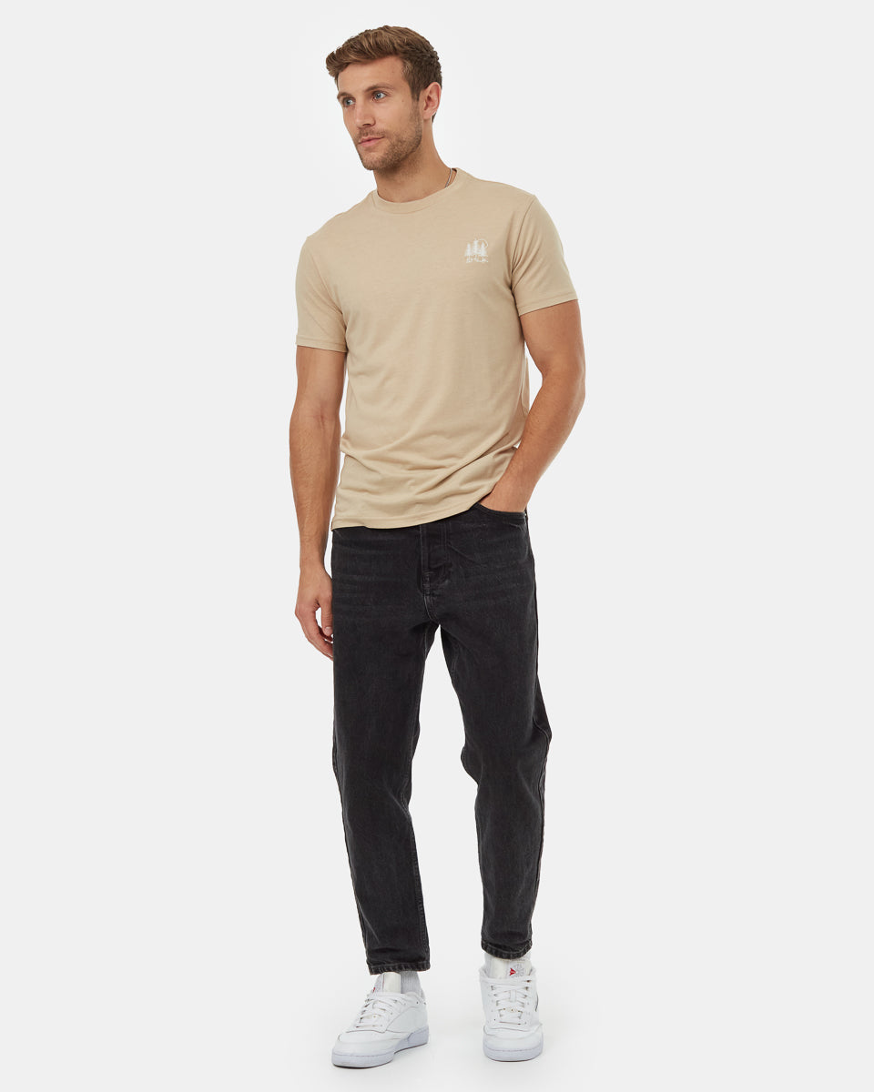 Tentree Men's Golden Forest T-Shirt - Irish Cream
