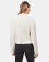 Tentree Women's Highline Rib Cropped Mock Neck - Oatmeal