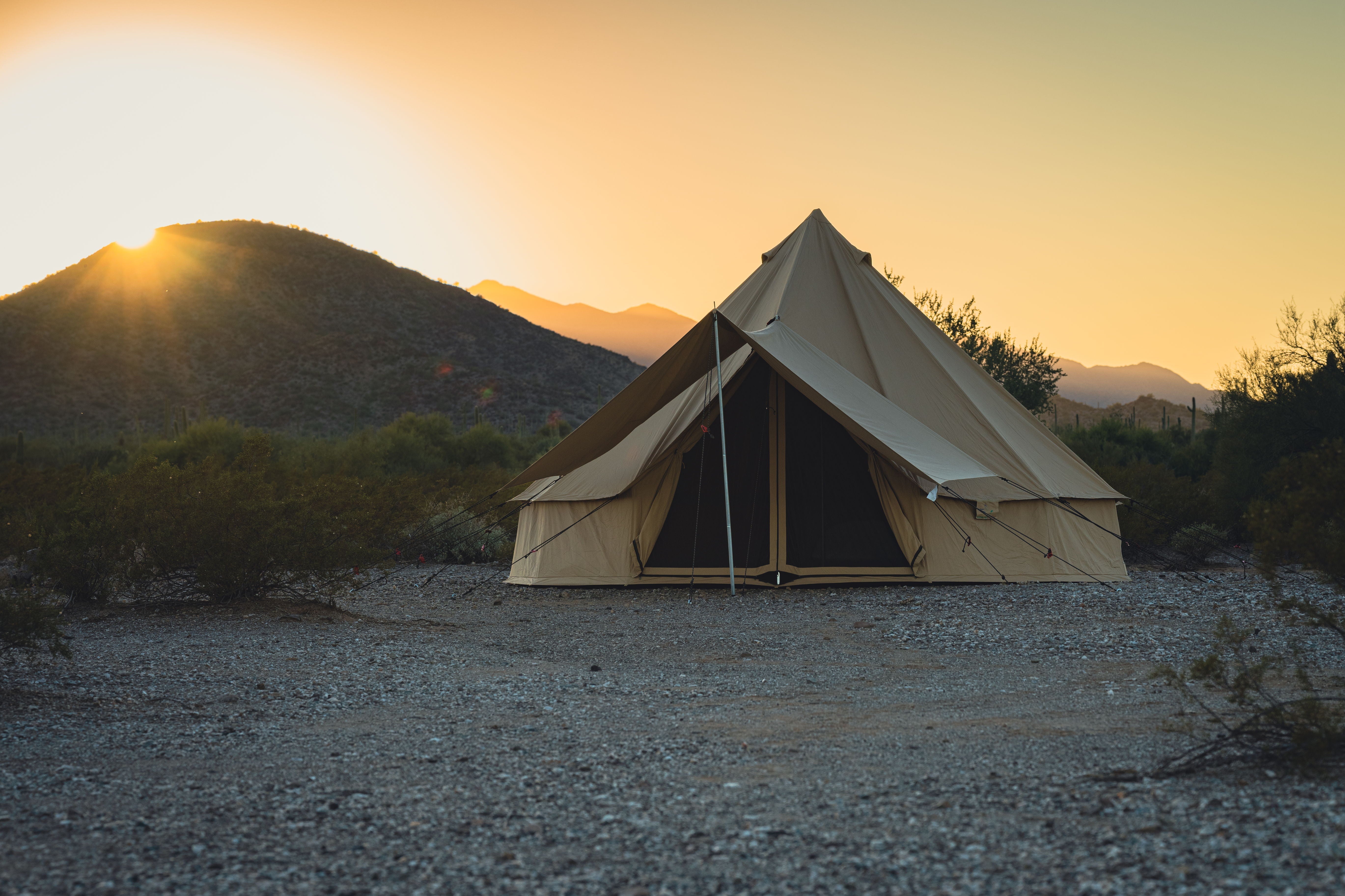 White Duck Awning for Bell tents