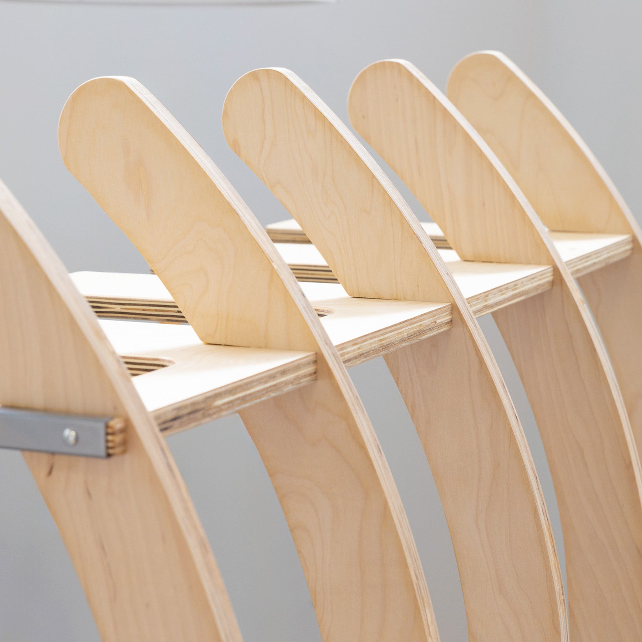 Big Sur Surfboard Storage Wood Stand | Holds 4 Surfboards - product view 6
