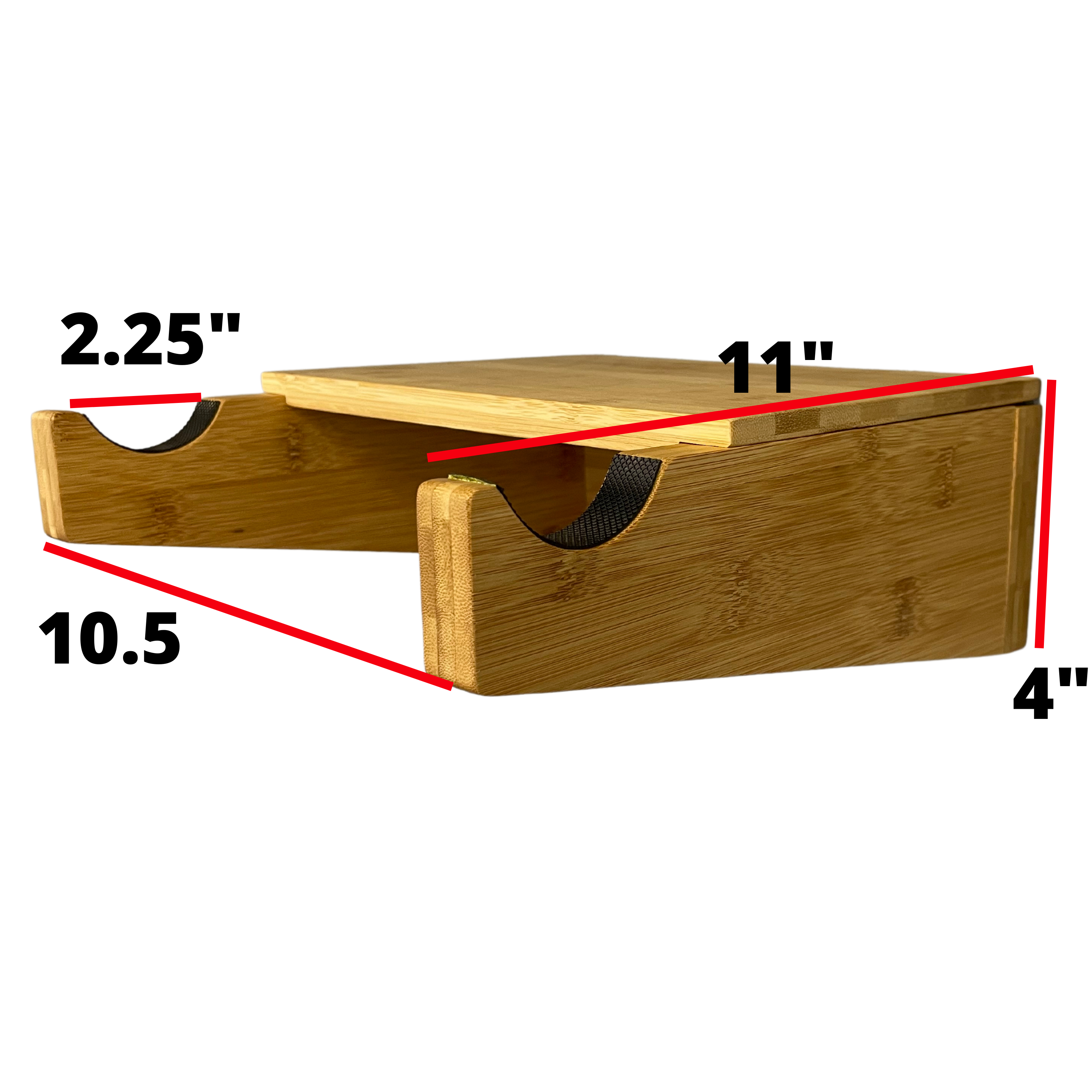 COR Surf Bamboo Bike Mount with Removeable Shelf — view 4