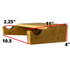 COR Surf Bamboo Bike Mount with Removeable Shelf — view 4