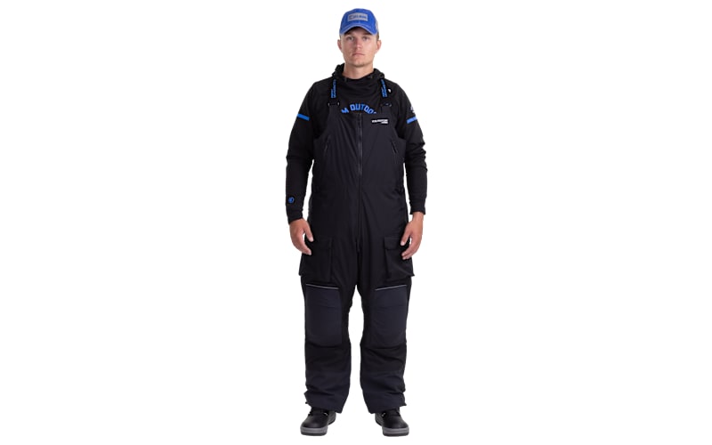 IceArmor by Clam Vertex Waterproof Float Bibs — Black / M