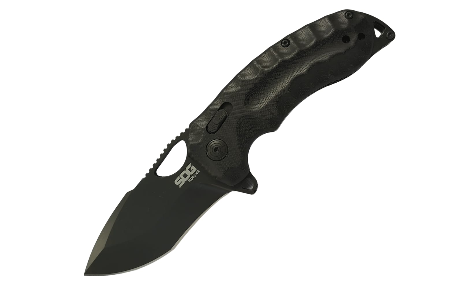 SOG Kiku XR Folding Knife — Black / 3" / Straight