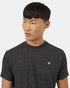 Tentree Men's Hemp Step Hem T-Shirt - Meteorite Black Heather