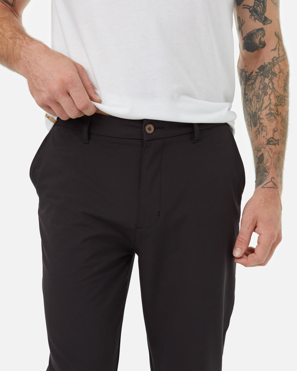 Tentree Men's InMotion Chino - Meteorite Black