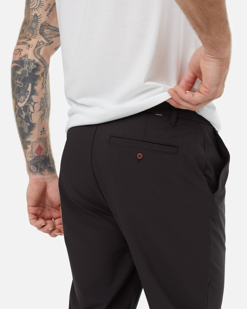 Tentree Men's InMotion Chino - Meteorite Black