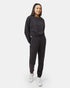 Tentree Women's Organic Cotton French Terry Elastic Hem Crew - Meteorite Black