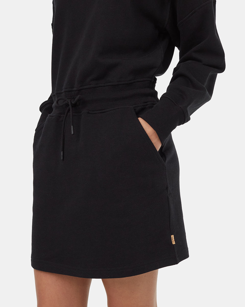 Tentree Women's TreeTerry Dress - Meteorite Black
