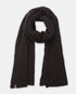 Tentree Cotton Ribbed Scarf - Meteorite Black
