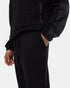 Tentree Men's TreeFleece Woven Panel Sweatpant - Meteorite Black