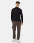 Tentree Men's TreeWaffle Turtleneck Longsleeve - Meteorite Black