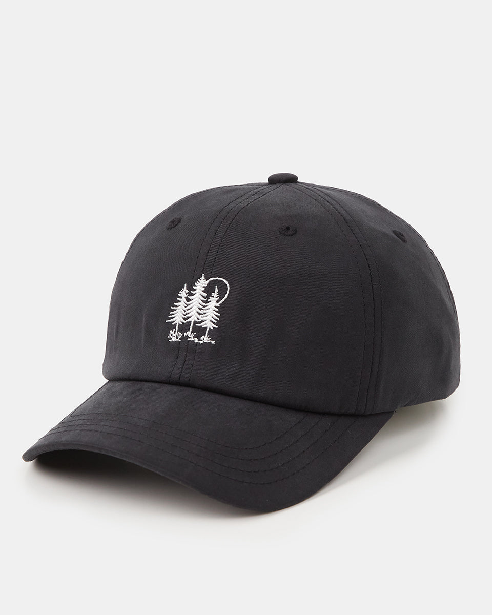 Tentree Golden Spruce Forest Peak Hat - Meteorite Black