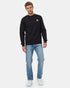 Tentree Men's Golden Spruce Forest Crew - Meteorite Black White Emb