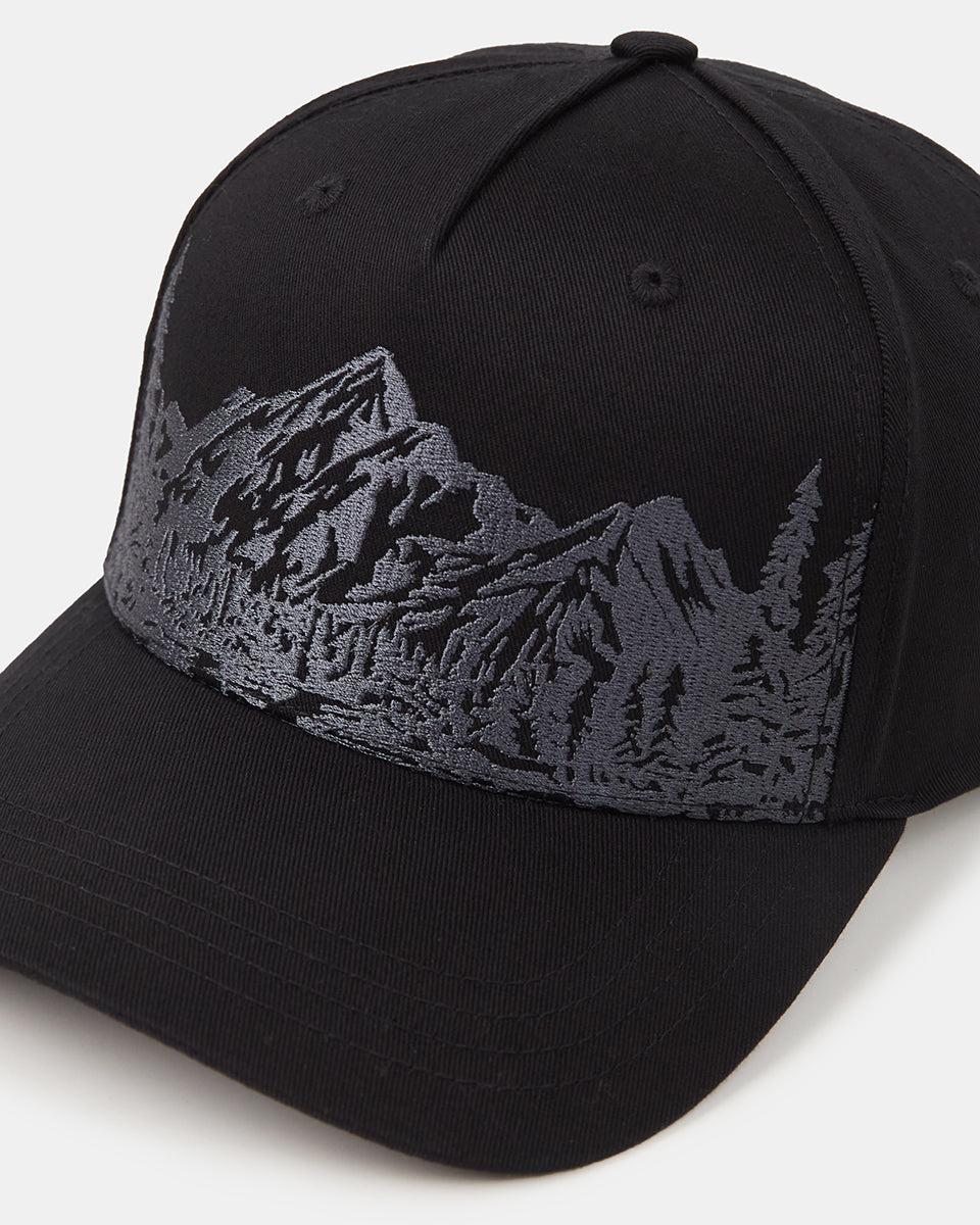 Tentree Mountain Scenic Altitude Hat - Meteorite Black
