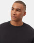 Tentree Organic French Terry Raglan Crew - Meteorite Black