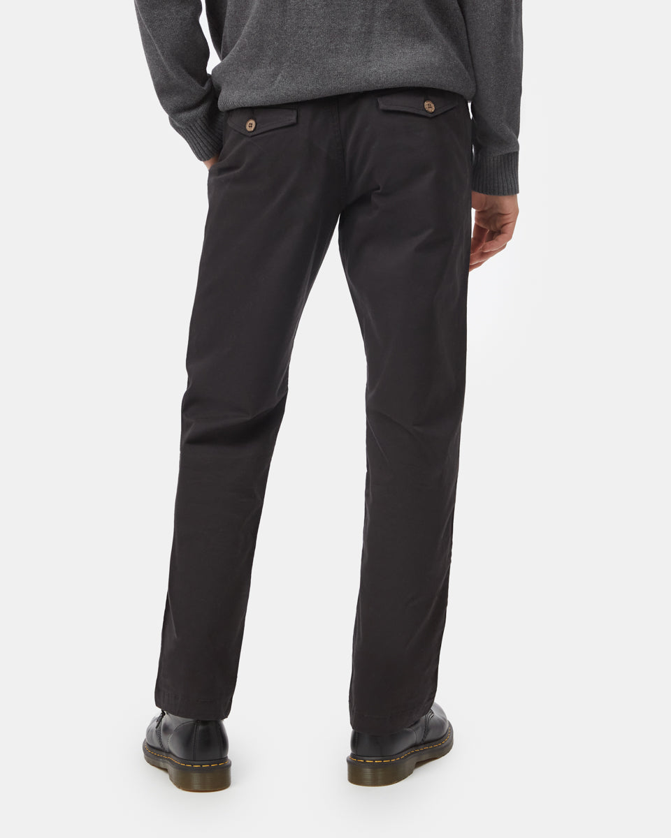Tentree Men's Stretch Twill Curtis Pant - Meteorite Black