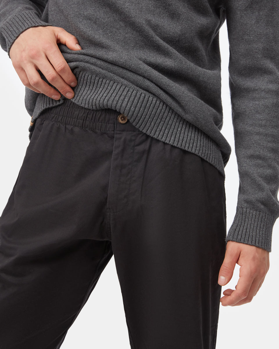 Tentree Men's Stretch Twill Curtis Pant - Meteorite Black