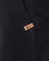 Tentree Women's French Terry Wide Leg Sweatpant - Meteorite Black