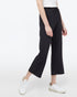 Tentree Women's French Terry Wide Leg Sweatpant - Meteorite Black