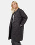 Tentree Women's Quilted Cloud Shell Jacket - Meteorite Black