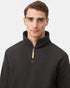 Tentree Men's Fleece 1/4 Zip - Meteorite Black