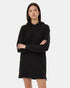 Tentree Women's Luxe Oversized Hoodie Dress - Meteorite Black