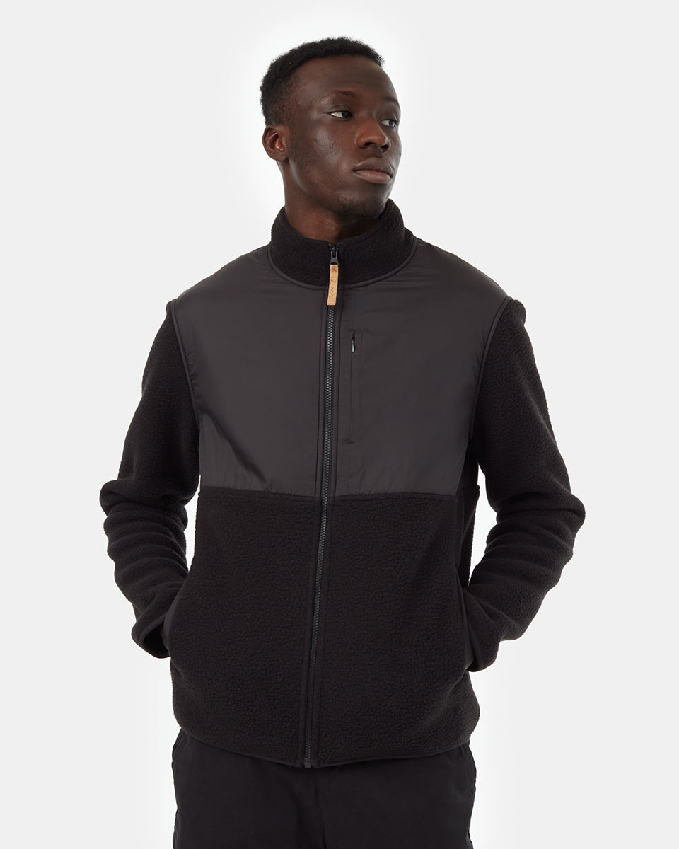 Tentree EcoLoft Full Zip - Meteorite Black