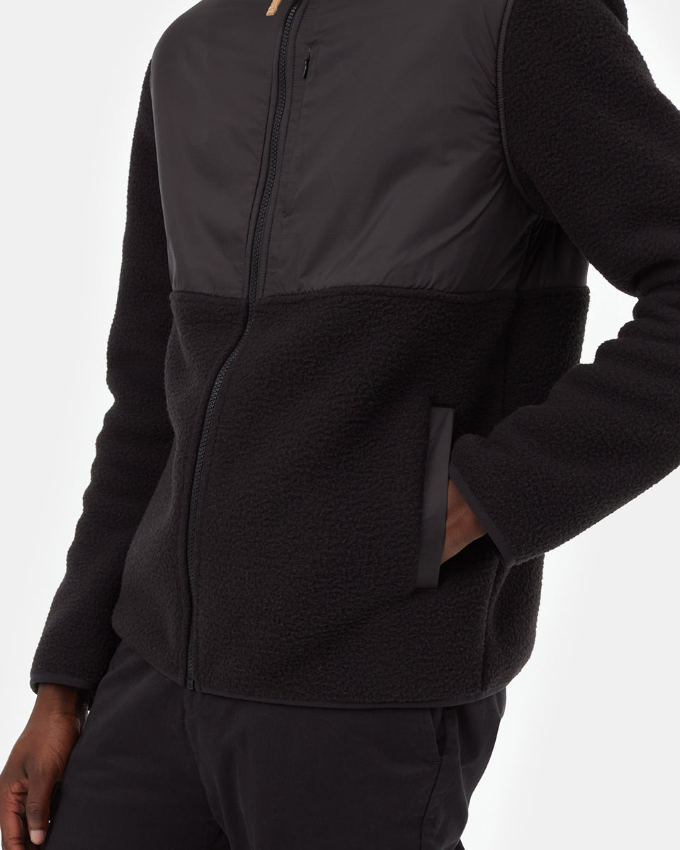 Tentree EcoLoft Full Zip - Meteorite Black