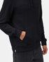 Tentree Men's TreeFleece 1/4 Zip Hoodie - Meteorite Black