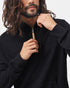 Tentree Men's TreeFleece 1/4 Zip Hoodie - Meteorite Black