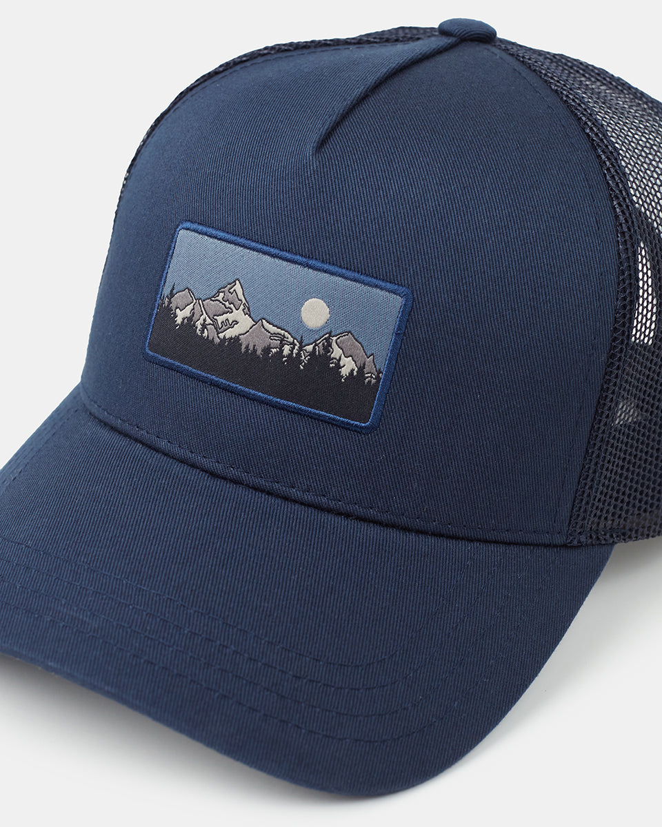 Tentree Mountain Patch Altitude Hat - Dress Blue
