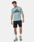 Tentree Men's Peak T-Shirt - Tourmaline Blue Meteorite Black