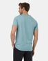 Tentree Men's Peak T-Shirt - Tourmaline Blue Meteorite Black
