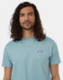 Tentree Men's Natural Energy Flow T-Shirt - Tourmaline Blue Aurora