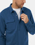 Tentree Men's French Terry Colville Shacket - Moonlit Ocean
