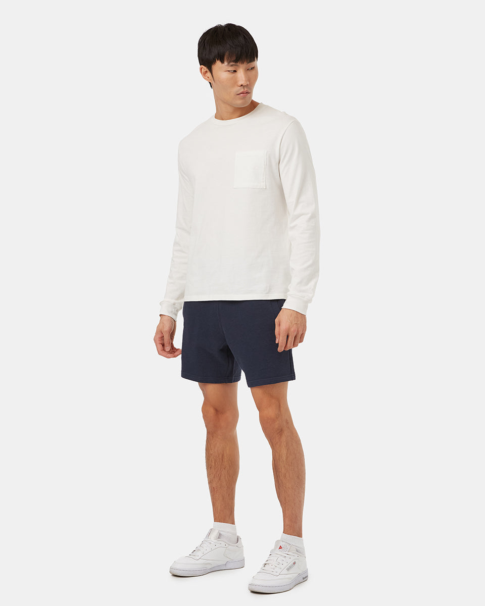Tentree Men's TreeTerry 7" Retro Short - Dress Blue